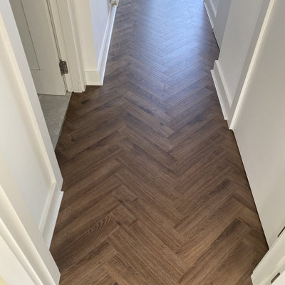 Konig Prestige Mocha Oak Herringbone - Wood Floor Store