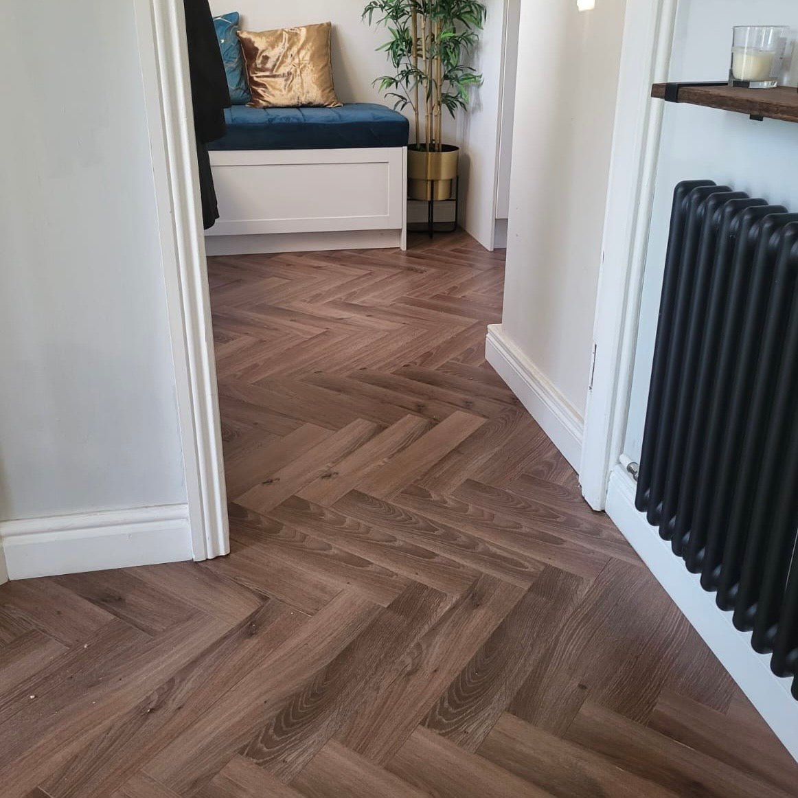 Konig Prestige Mocha Oak Herringbone - Wood Floor Store