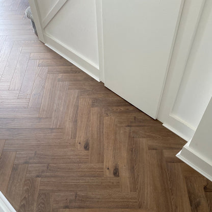 Konig Prestige Mocha Oak Herringbone - Wood Floor Store