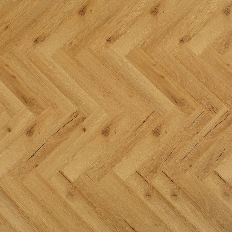 Konig Prestige Oak Robust Natural Herringbone (Laminate Flooring) - Wood Floor Store
