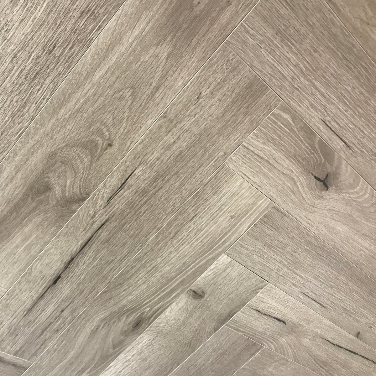 Konig Prestige Pale Oak Robust Herringbone - Wood Floor Store