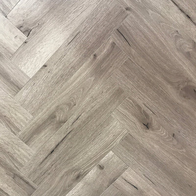 Konig Prestige Pale Oak Robust Herringbone - Wood Floor Store