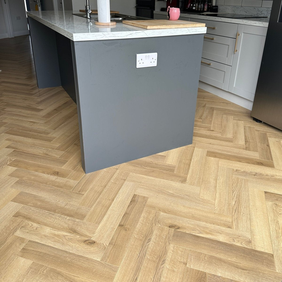 Konig Prestige Silver Oak Herringbone - Wood Floor Store