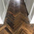 Lignum Strata Oak Double Smoked Herringbone 90 - Wood Floor Store