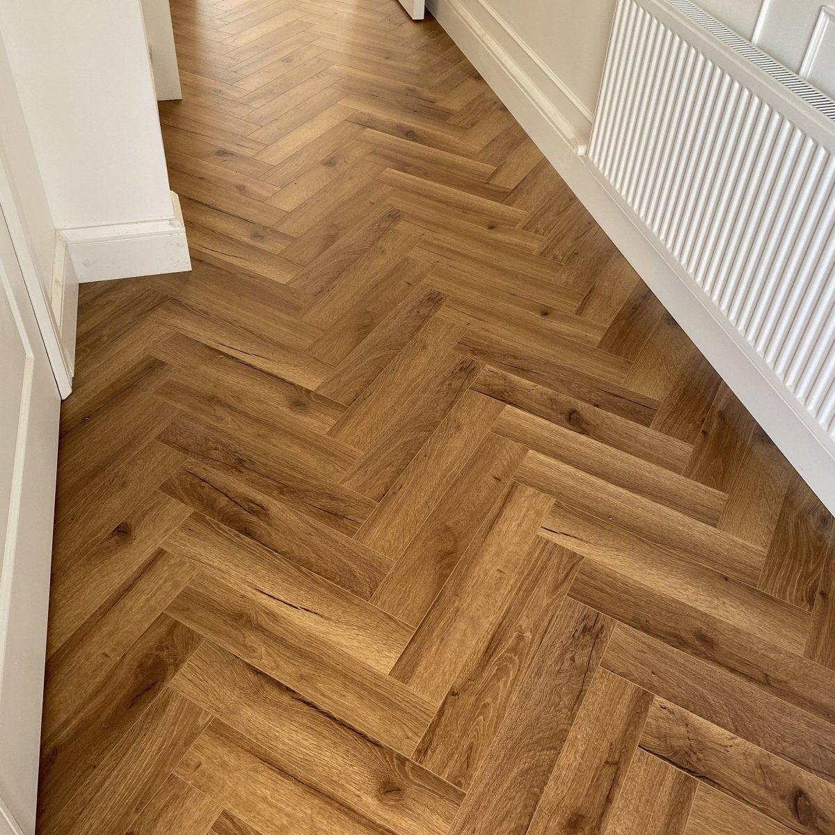 Oak Robust Fumed Herringbone - Wood Floor Store