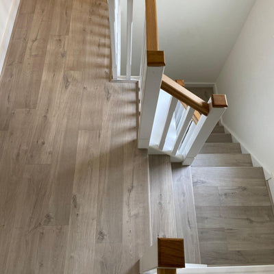 Rustic Oak 12mm Stair Nosing - Wood Floor Store