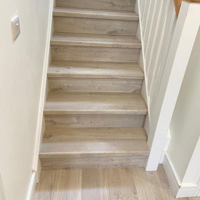 Rustic Oak 12mm Stair Nosing - Wood Floor Store