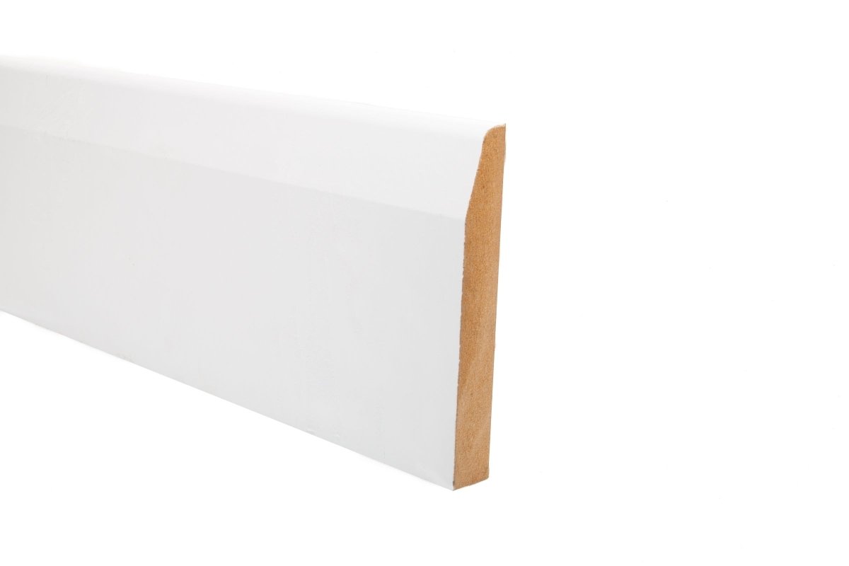White 150mm Chamfered Skirting - Wood Floor Store