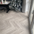 Laminate Herringbone Floor Light Grey 12mm Flooring Home Interior Design Kitchen Living Room